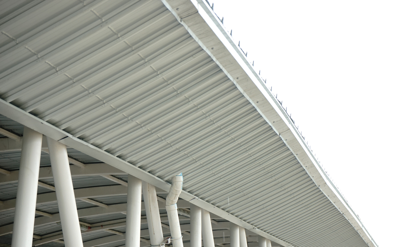 corrugated steel panels